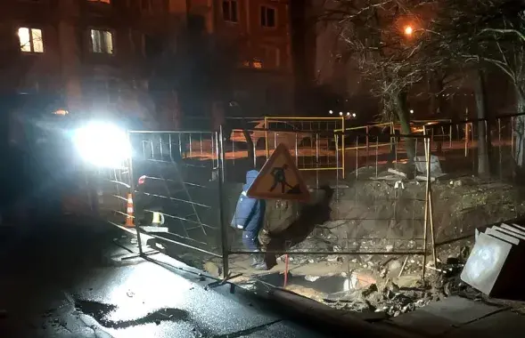 На месте аварии