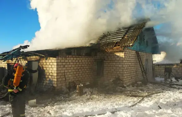Пожар в жилом доме
