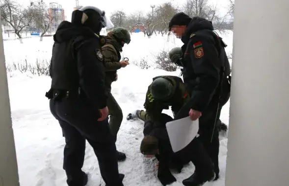Затрыманне ў Шчучыне
