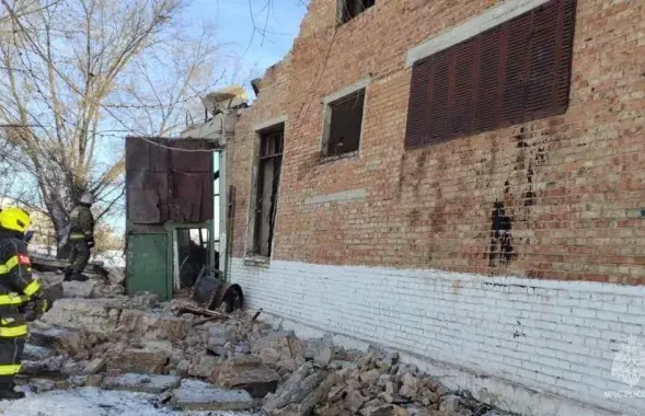 На месцы здарэння працуюць ратавальнікі