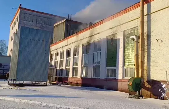 Пожар на Оршанском хлебозаводе