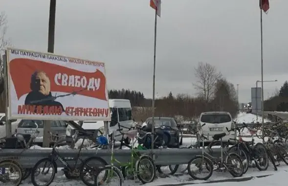 На литовско-белорусской границе
