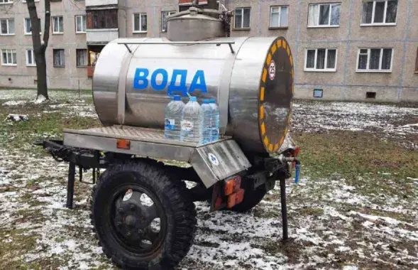 Организован подвоз воды
