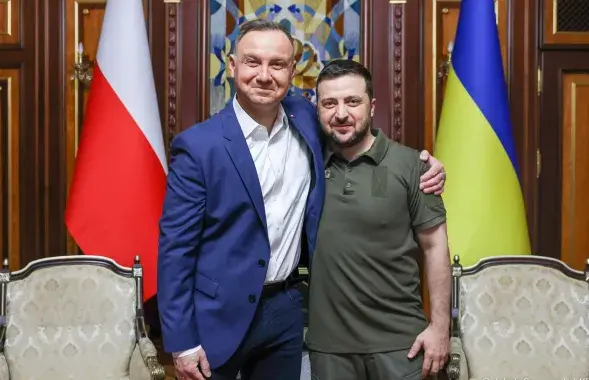 Анджэй Дуда і Уладзімір Зяленскі&nbsp;
