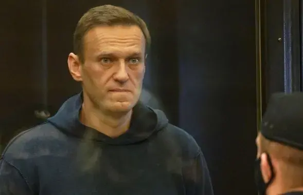 Аляксей Навальны падчас суду
