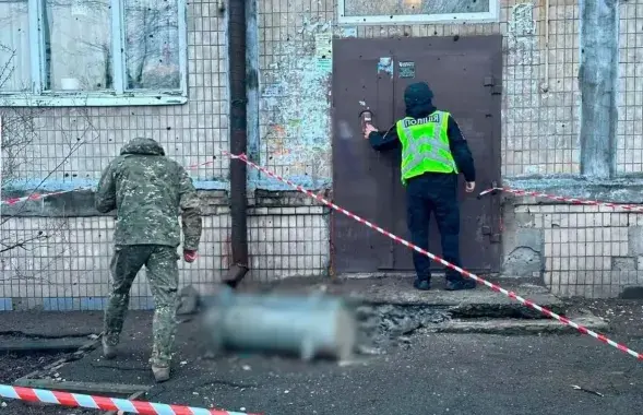 Последствия ракетной атаки на Киев

