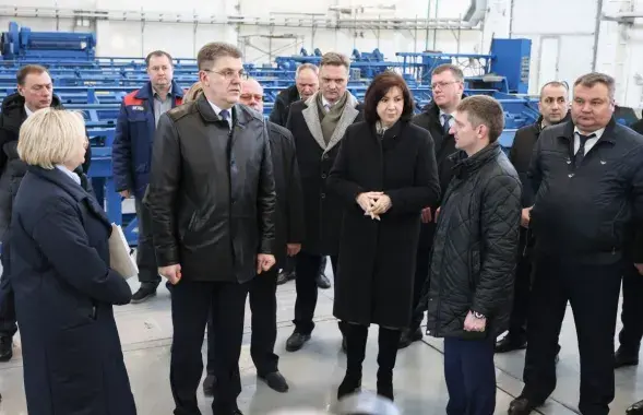 Сяргей Манько справа ад Наталлі Качанавай
