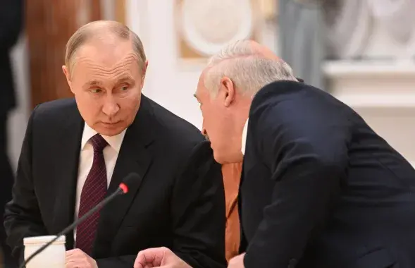 Уладзімір Пуцін і Аляксандр Лукашэнка
