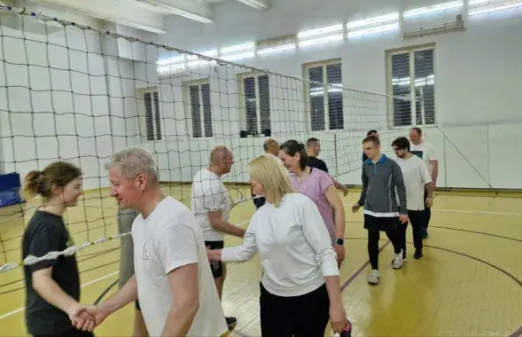 Анатоль Маркевіч злева на пярэднім плане
