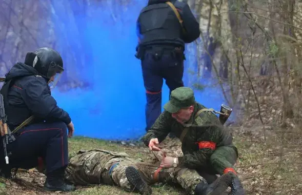 Милиция и тероборона "воюют" с "диверсантами"
