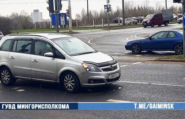 На месте ДТП
