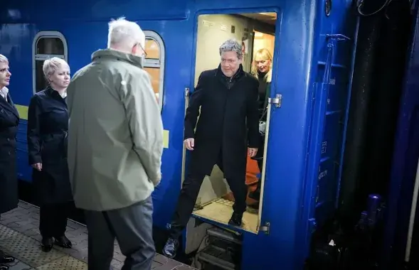 Віцэ-канцлер Германіі Роберт Хабек прыбыў у Кіеў
