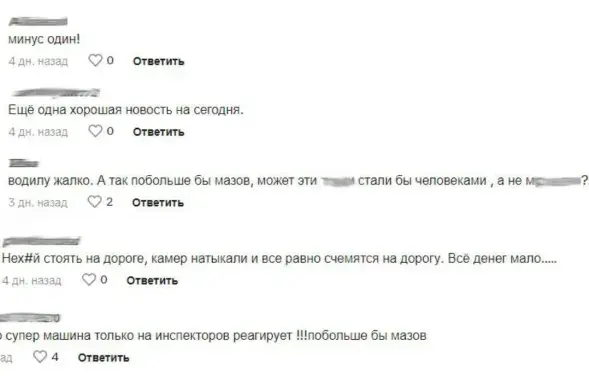 Каментары ў сацсетках пра гібель даішніка
