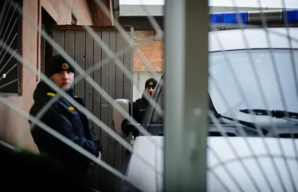 Белорусские милиционеры, иллюстративное фото
