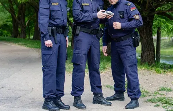 Мінскія міліцыянеры (ілюстрацыйнае фота)
