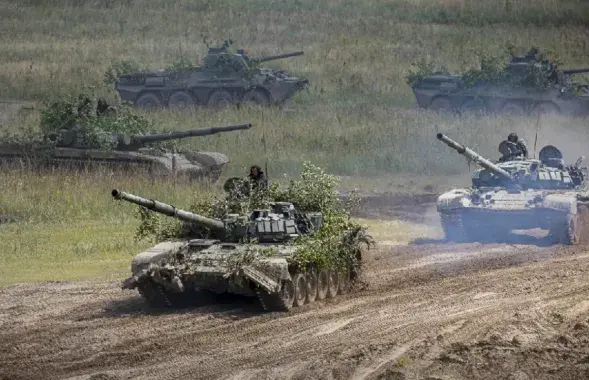 Учения на полигоне Мулино в РФ
