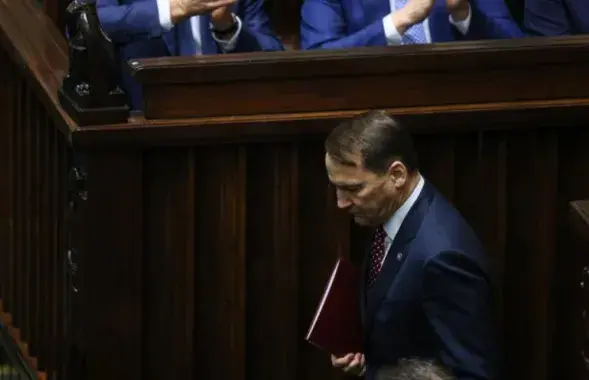 Радаслаў Сікорскі выступіў з дакладам у Сейме
