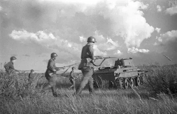 Чырвонаармейцы на Халхін-Голе ў 1939 годзе
