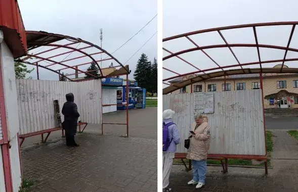 Прыпынак без даху ў Пінску
