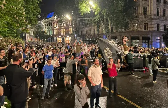 Акция протеста в Тбилиси 30 апреля
