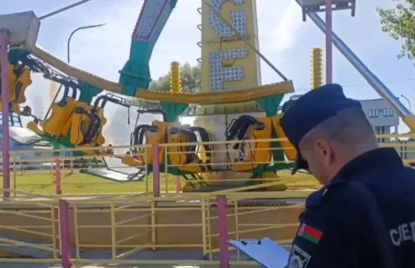 Вскоре после запуска экстремального аттракциона девочка упала с высоты
