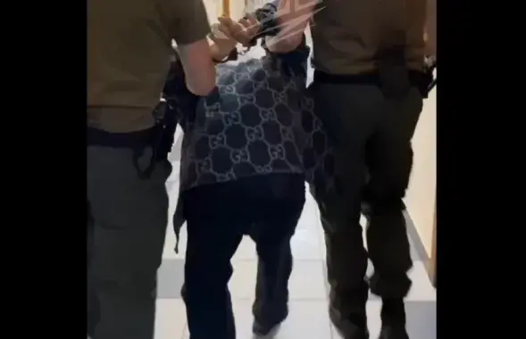 Один из задержанных в Беларуси
