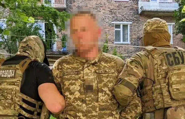 Задержанный был украинским пограничником
