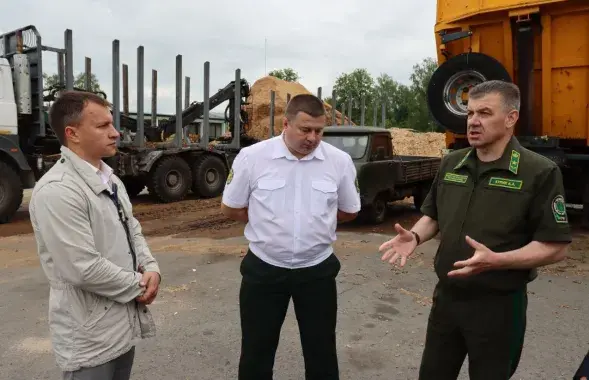 Министр лесного хозяйства в Пружанах
