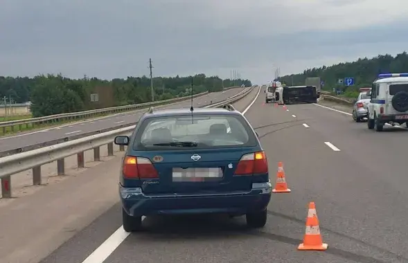 На месте аварии
