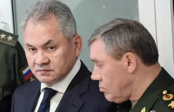 Сяргей Шайгу і Валерый Герасімаў
