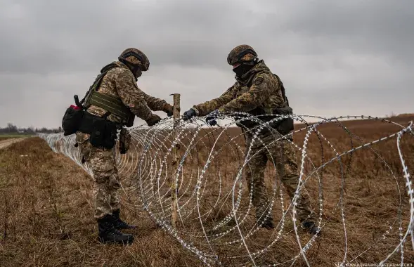 Украинские укрепления
