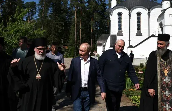 Александр Лукашенко на Валааме с Владимиром Путиным
