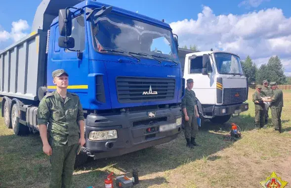 Военные уже выехали “в район выполнения задач” в Витебской области&nbsp;
