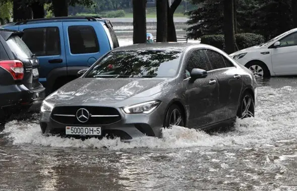 Ливень в Минске
