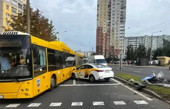 На месте ДТП
