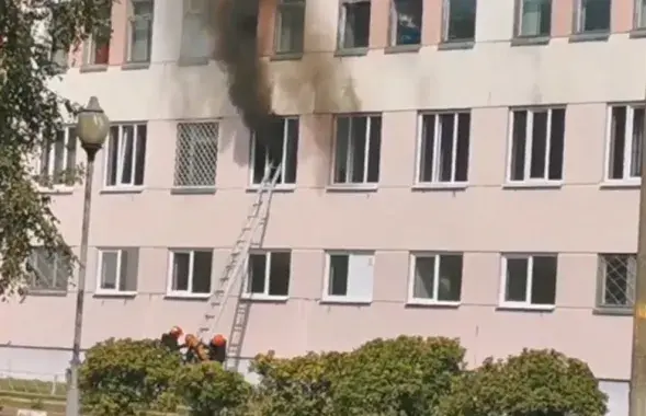 Пажар у Магілёве
