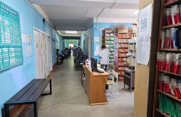 У паліклініцы, ілюстрацыйнае фота
