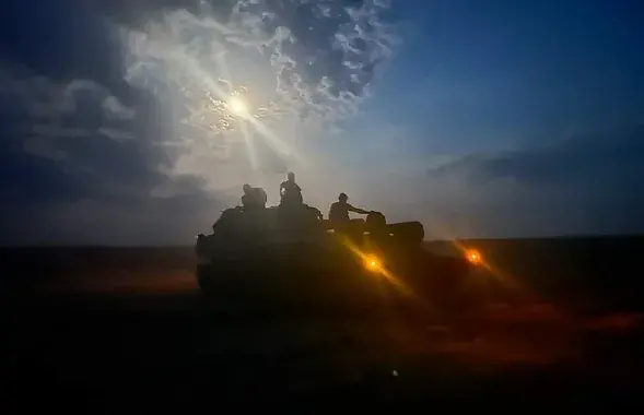 Украинские военные на фронте
