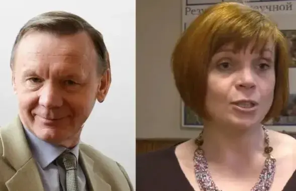 Юрый Бубнаў і Ганна Скрыган
