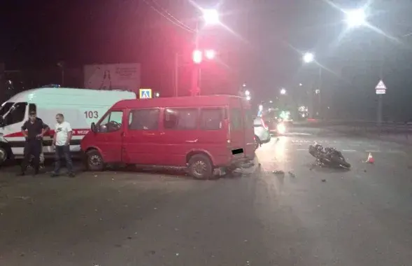 Некалькі дзён таму ў ДТЗ у Магілёве загінуў 27-гадовы матацыкліст
