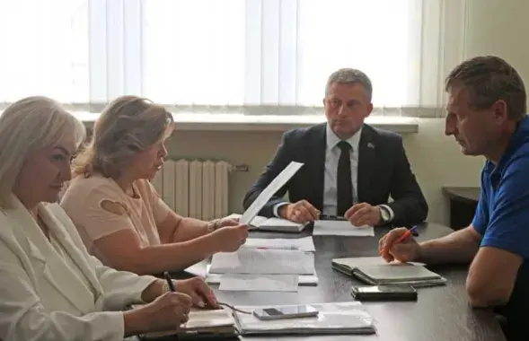 Нарада ў Дзятлаўскім райвыканкаме
