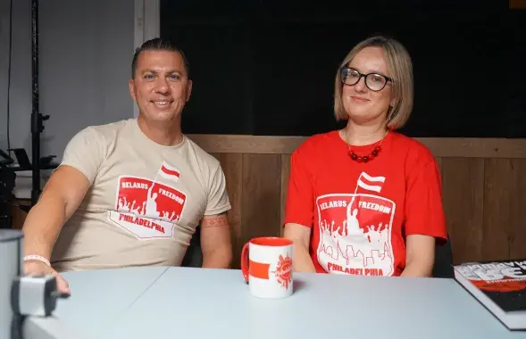 Сяржук Шаліга і Марыя Астапенка
