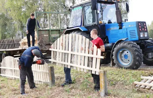 Новы плот каля мяжы з РФ
