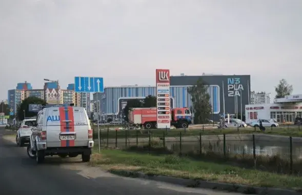 На месцы здарэння ў Салігорску
