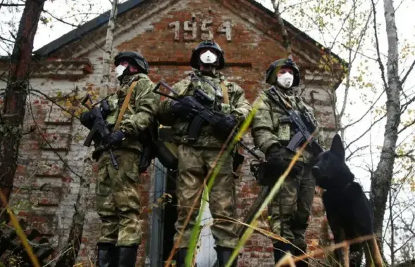 Беларускія памежнікі ў зоне адчужэння
