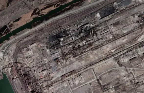 Разбураны завод "Азоўсталь" у Марыупалі
