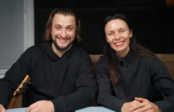 Сяргей Шчурко і&nbsp;Анастасія Шпакоўская

