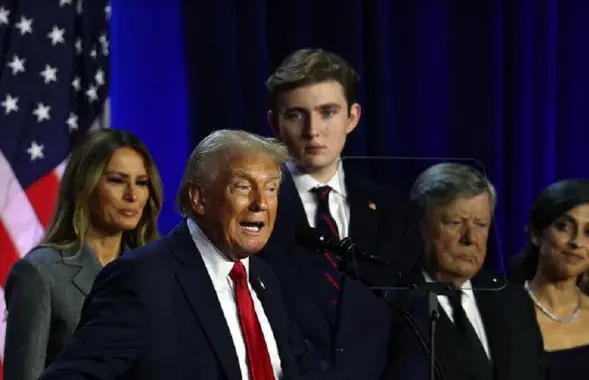 Дональд Трамп выступае ў Фларыдзе
