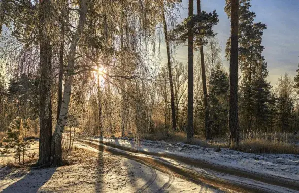 Зима в Беларуси
