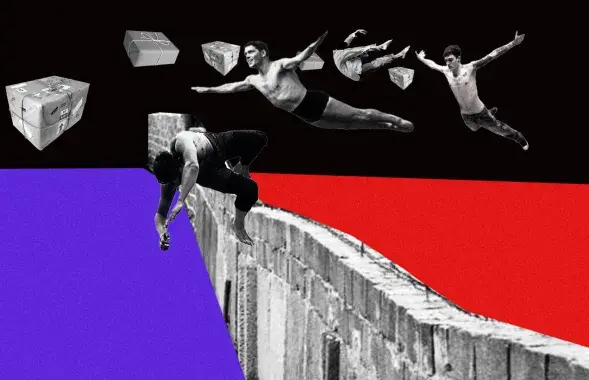 The Berlin Wall&nbsp;
